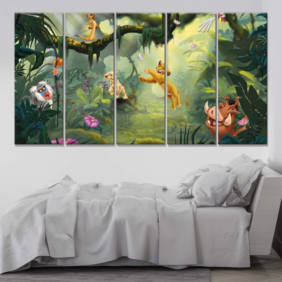 Simba König der Löwen 13 Leinwandbilder – Bild 2