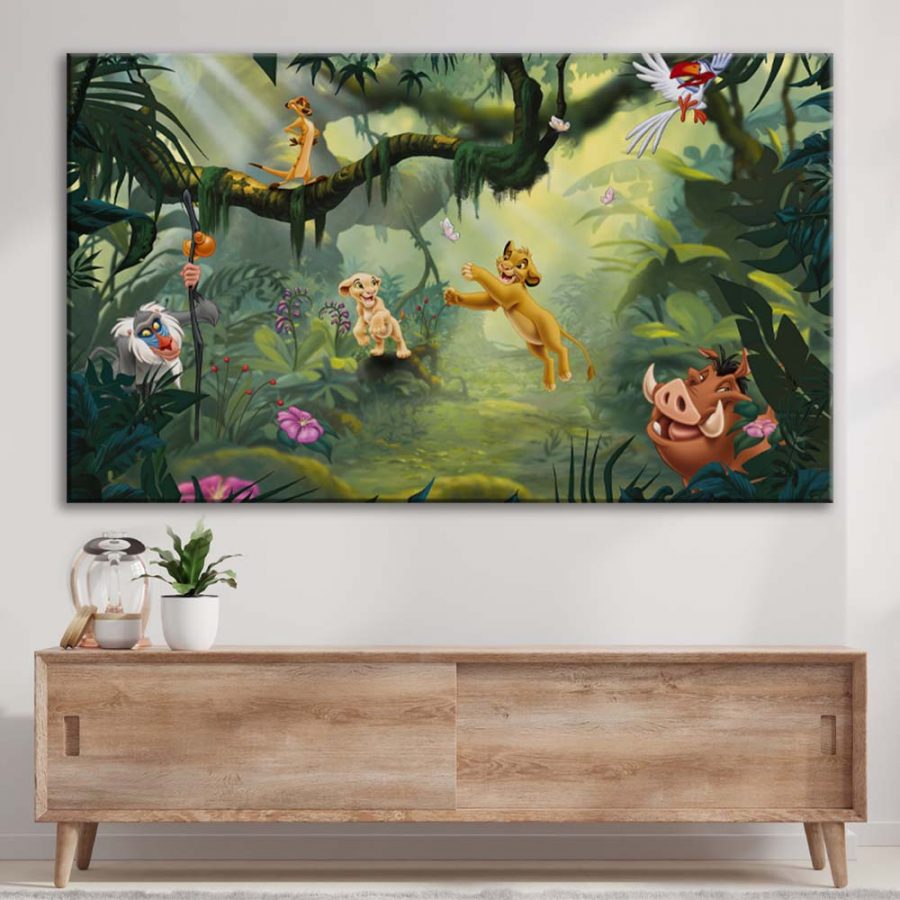 Simba König der Löwen 13 Leinwandbilder – Bild 3