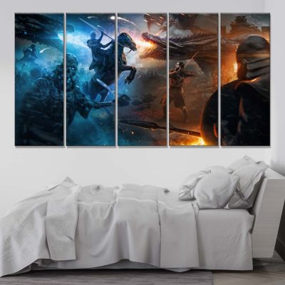 Alternative view of Game of Thrones 22 Leinwandbilder