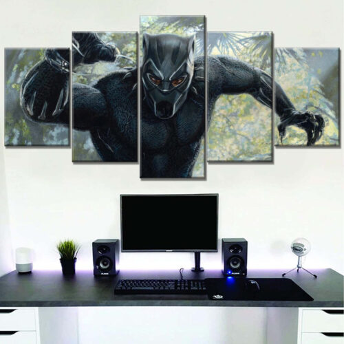 Black Panther 10 Leinwandbilder
