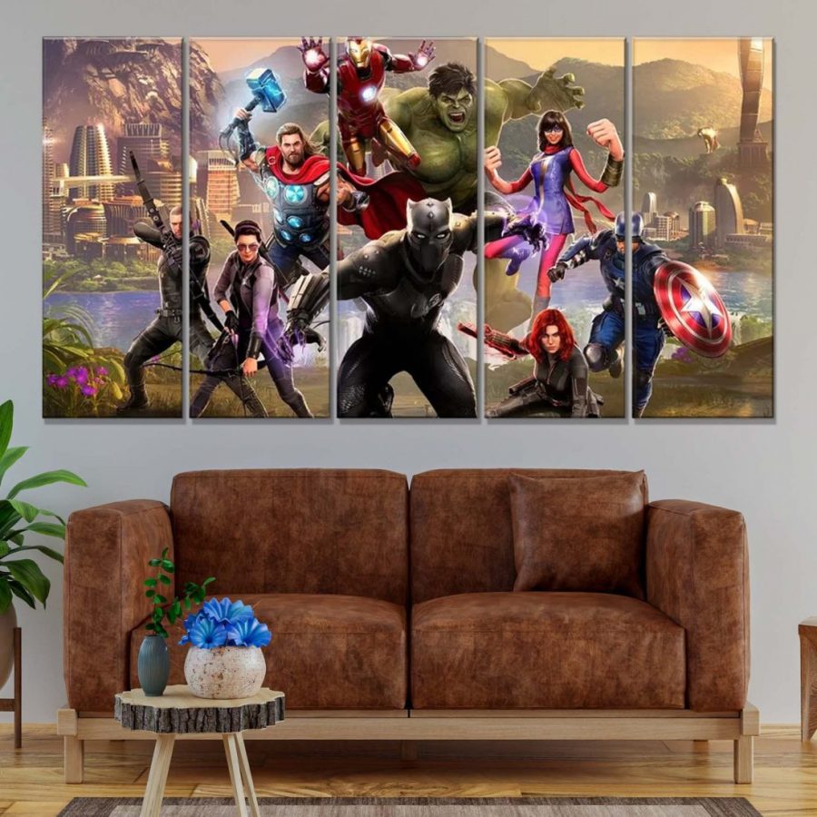 Avengers Marvel 21 Leinwandbilder – Bild 2