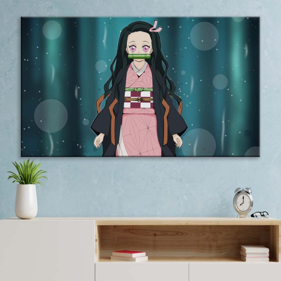 Nezuko Demon Slayer Kimetsu No Yaiba 2 Leinwandbilder – Bild 3