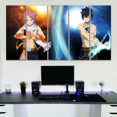 Alternative view of Fairy Tail Alle Charaktere 13 Leinwandbilder