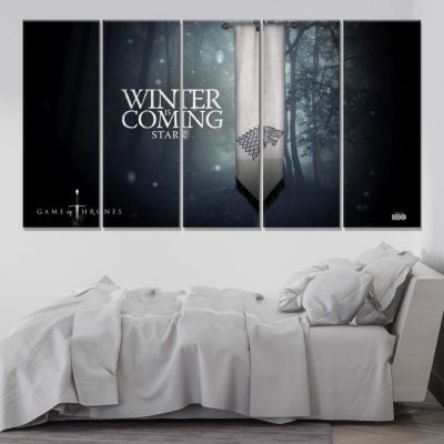 Alternative view of Game of Thrones Winter is coming 15 Leinwandbilder