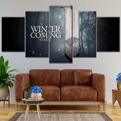 Game of Thrones Winter is coming 15 Leinwandbilder