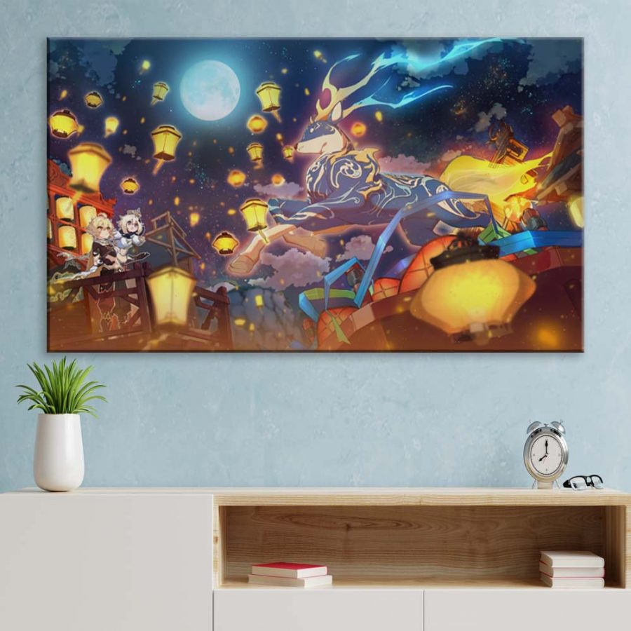 Genshin Impact 3 Leinwandbilder – Bild 3