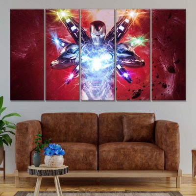 Alternative view of Iron Man Avengers Marvel 7 Leinwandbilder