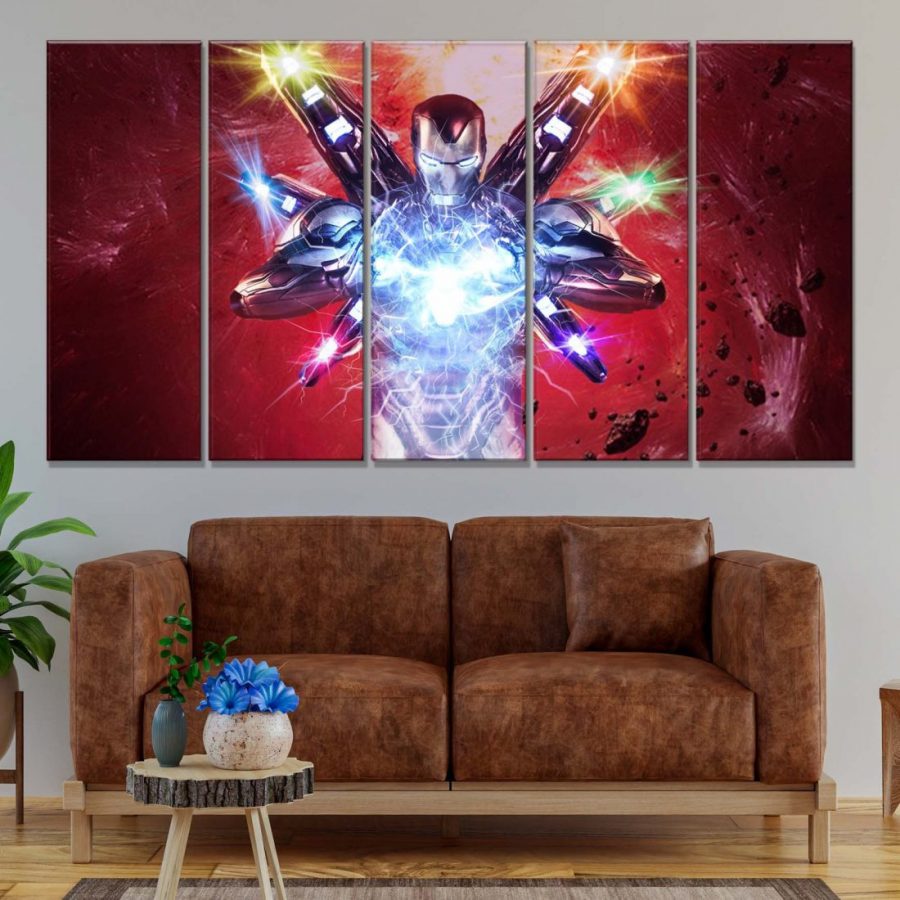 Iron Man Avengers Marvel 7 Leinwandbilder – Bild 2