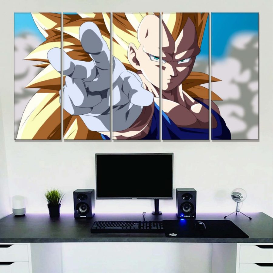 Vegeta Dragon Ball 02 Leinwandbilder – Bild 2