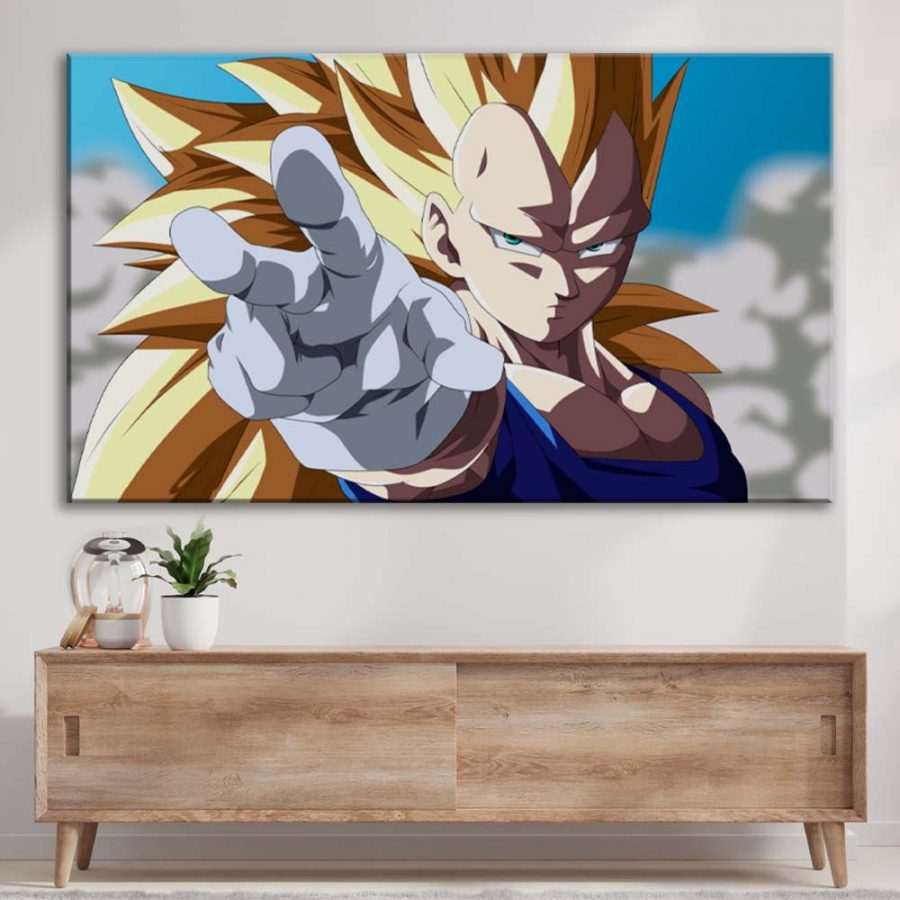 Vegeta Dragon Ball 02 Leinwandbilder – Bild 3