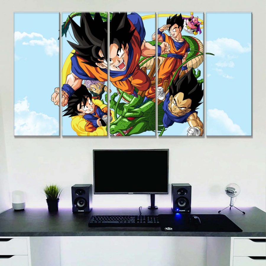 Songoku Dragon Ball Leinwandbilder – Bild 2