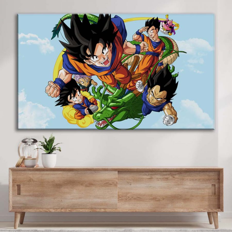 Songoku Dragon Ball Leinwandbilder – Bild 3