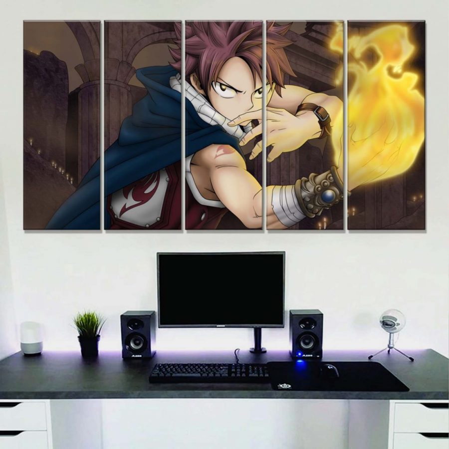 Natsu Dragneel Fairy Tail 12 Leinwandbilder – Bild 2