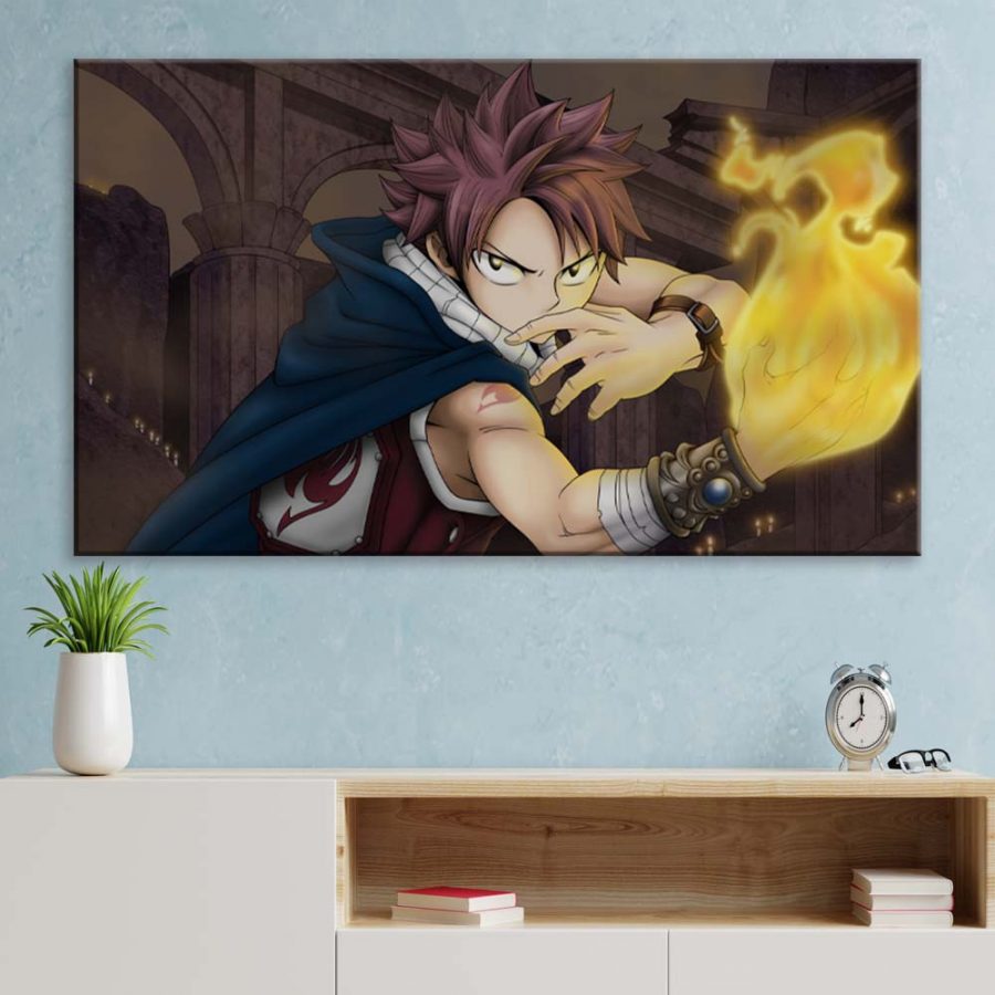 Natsu Dragneel Fairy Tail 12 Leinwandbilder – Bild 3