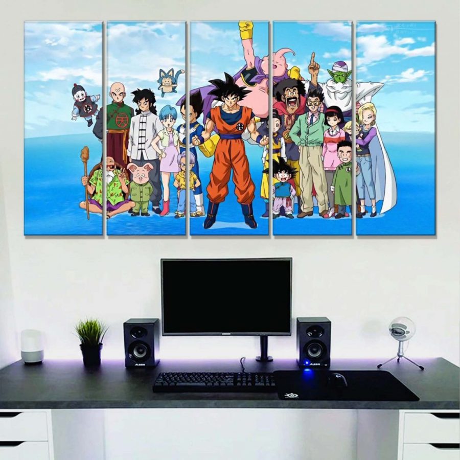 Familien Son Goku und Dragon Ball Leinwandbilder – Bild 2