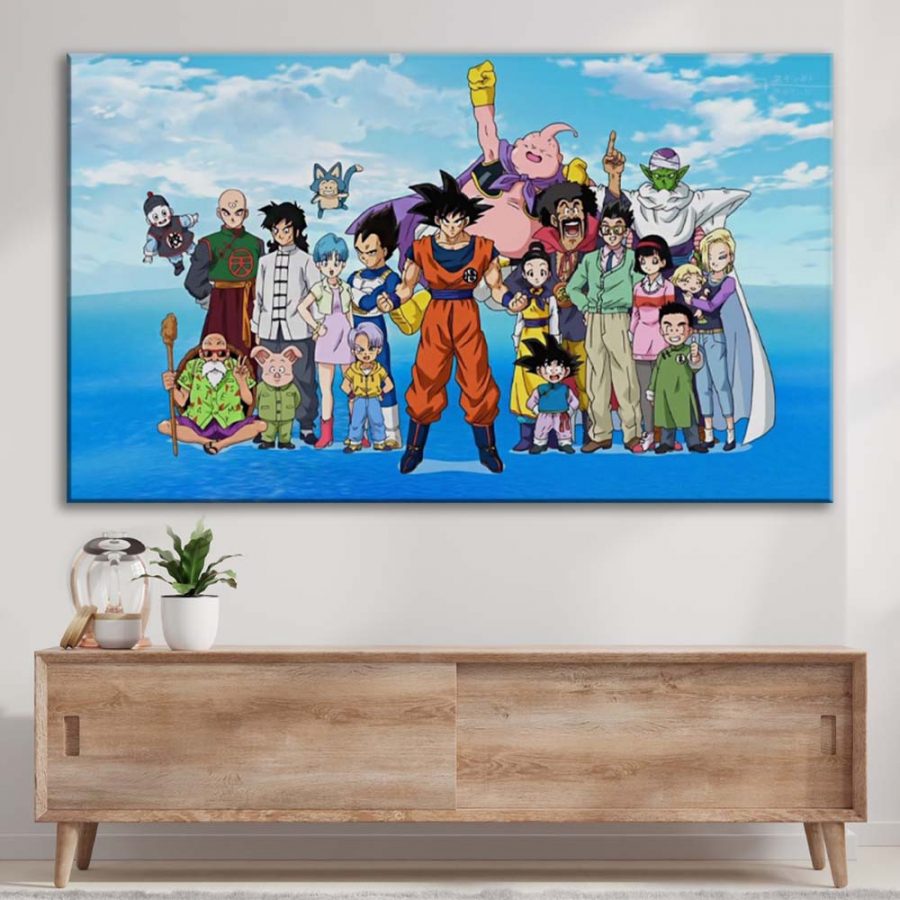 Familien Son Goku und Dragon Ball Leinwandbilder – Bild 3