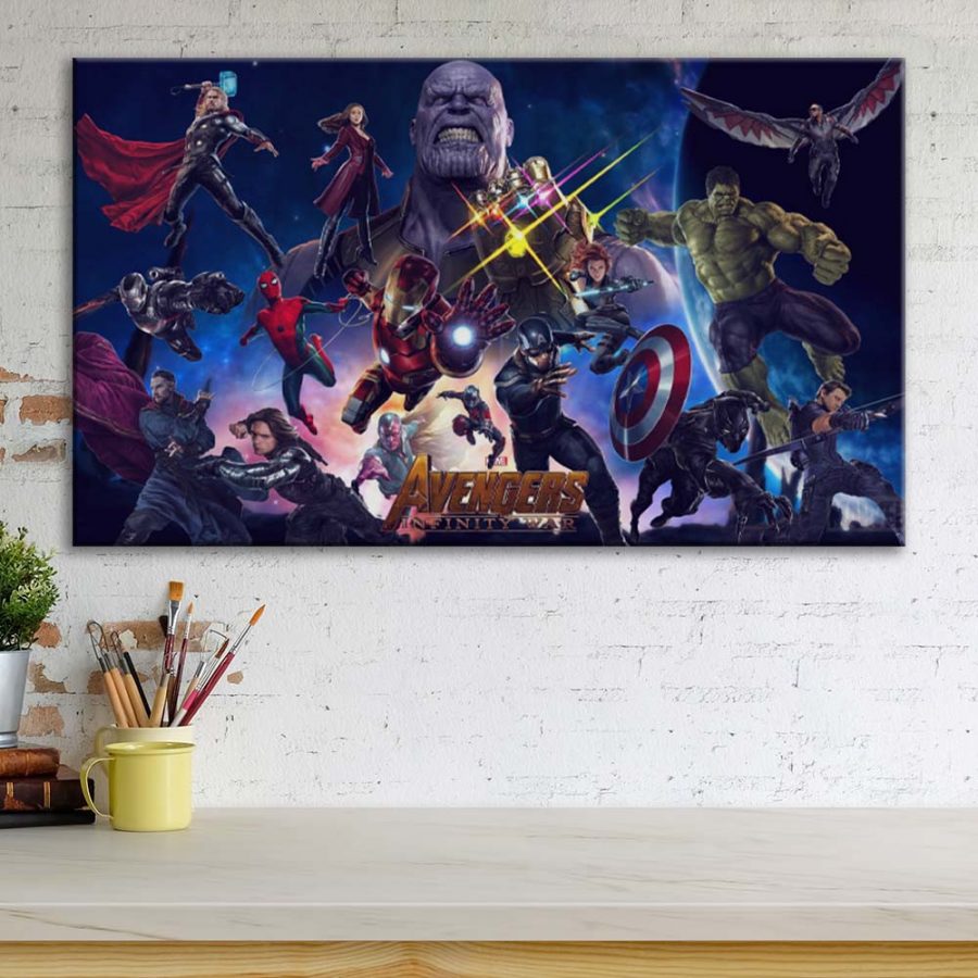 Avengers Marvel 6 Leinwandbilder – Bild 3