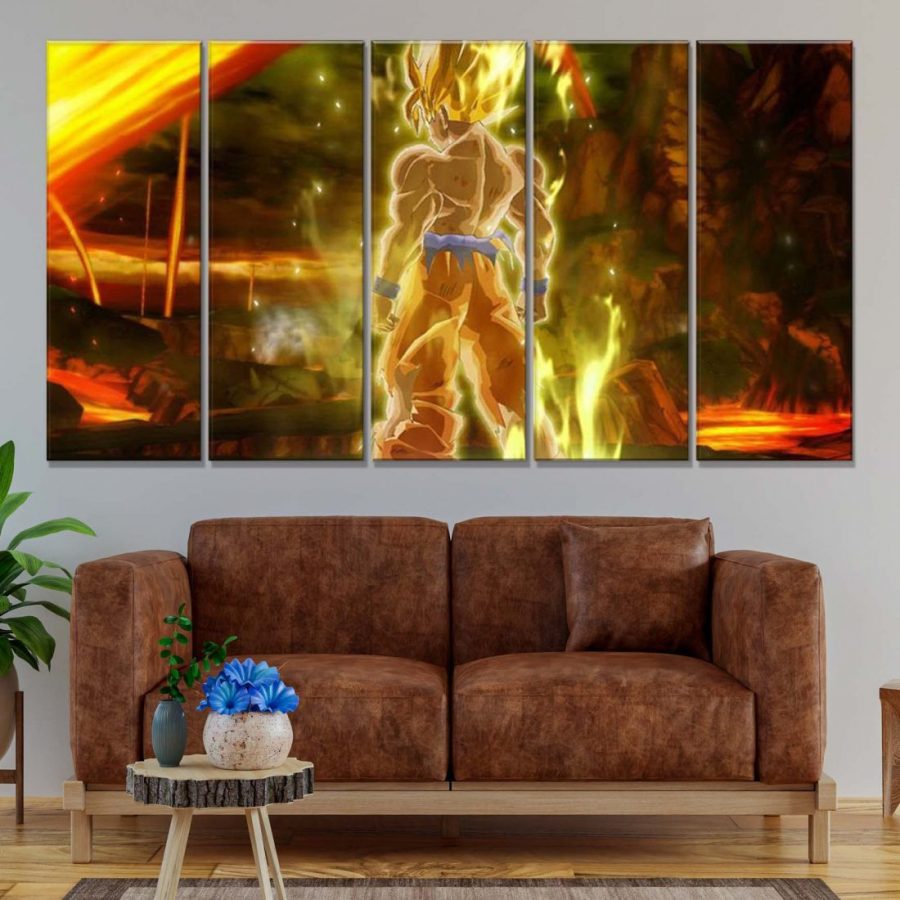 Dragon Ball Z Goku Kampf Leinwandbilder – Bild 2