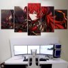 Diluc Genshin Impact 3 Leinwandbilder