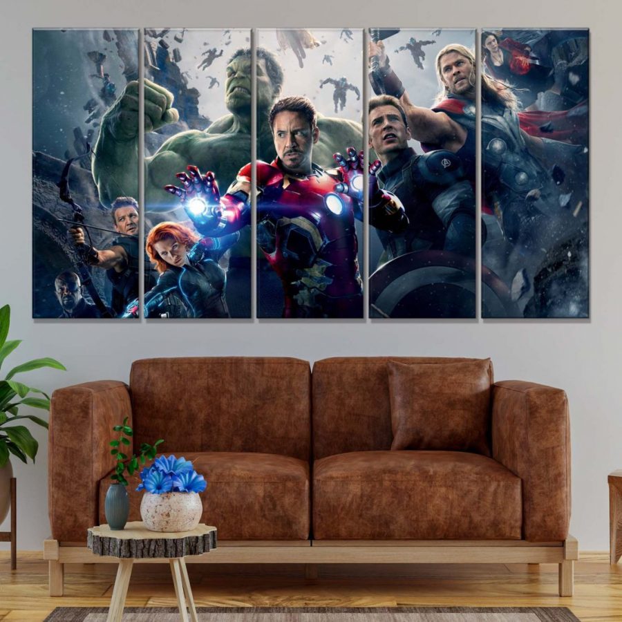 Avengers Marvel 4 Leinwandbilder – Bild 2