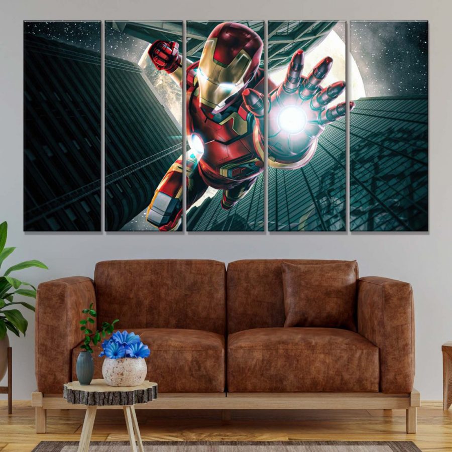 Iron Man Avengers Marvel 2 Leinwandbilder – Bild 2
