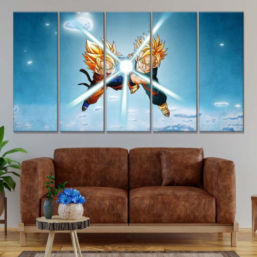 Dragon Ball Z Trunks und Goten Leinwandbilder – Bild 2