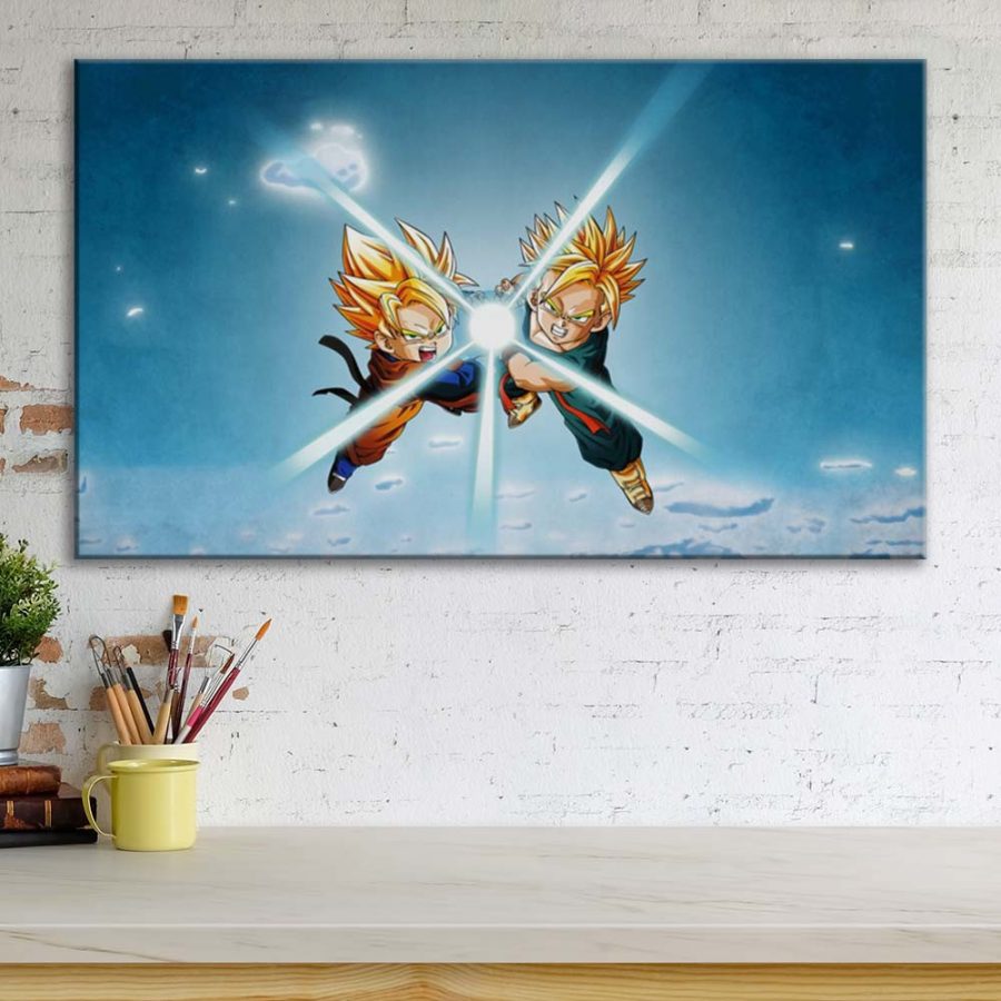Dragon Ball Z Trunks und Goten Leinwandbilder – Bild 3