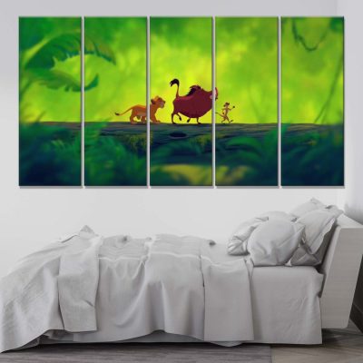 Alternative view of Simba König der Löwen 5 Leinwandbilder