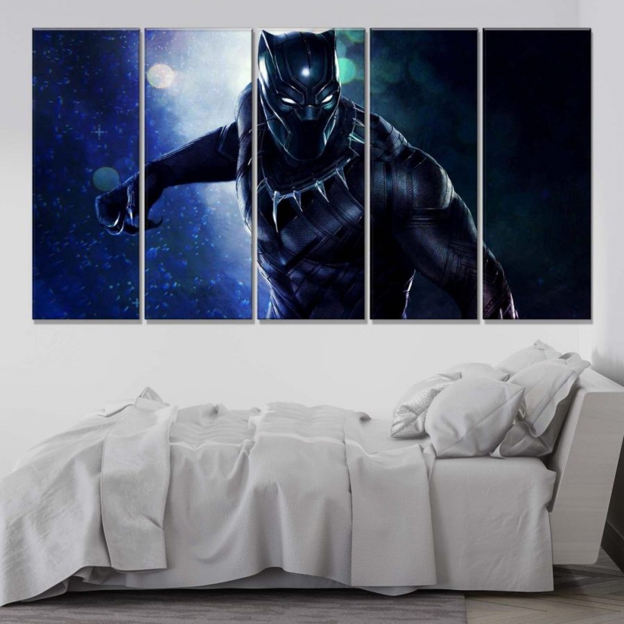 Black Panther 4 Leinwandbilder – Bild 2