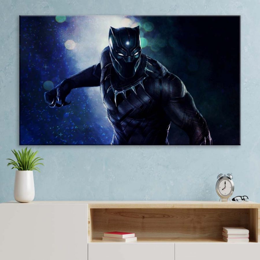 Black Panther 4 Leinwandbilder – Bild 3