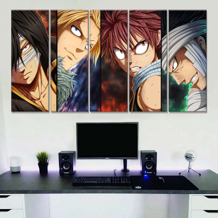 Fairy Tail Alle Charaktere 17 Leinwandbilder – Bild 2