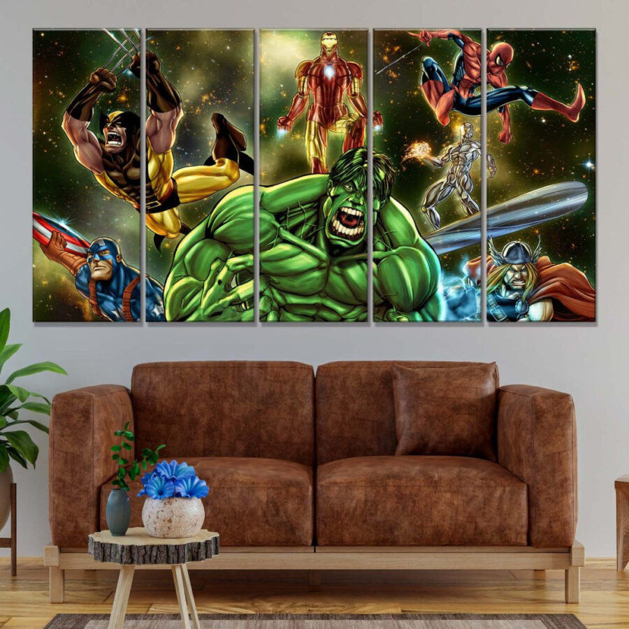 Avengers Marvel 11 Leinwandbilder – Bild 2