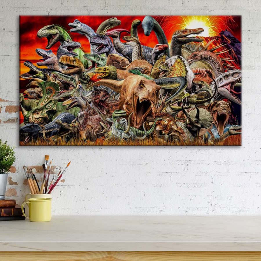 Jurassic Park 4 Leinwandbilder – Bild 3