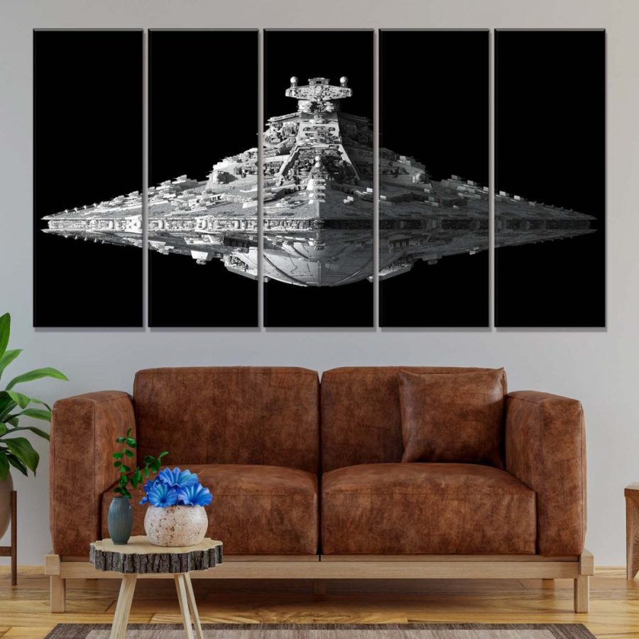 Star Wars X Wing Star Destroy Leinwandbilder – Bild 2