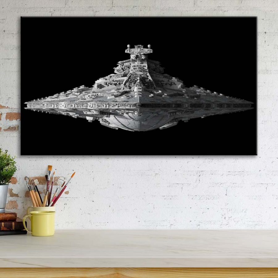 Star Wars X Wing Star Destroy Leinwandbilder – Bild 3