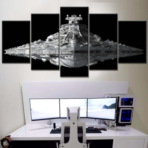 Star Wars X Wing Star Destroy Leinwandbilder
