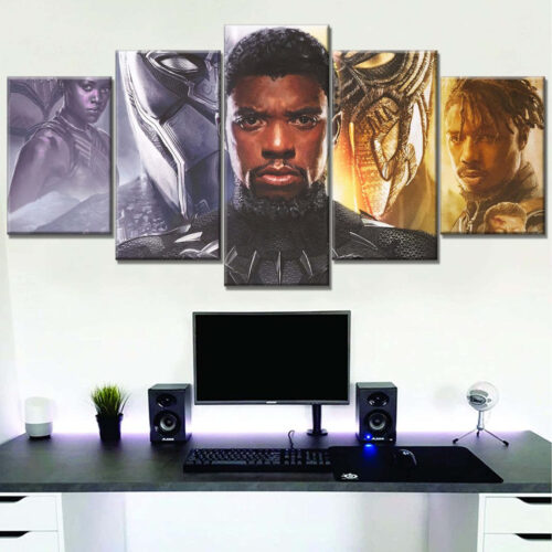 Black Panther 16 Leinwandbilder