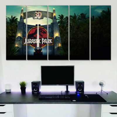 Alternative view of Jurassic Park 7 Leinwandbilder