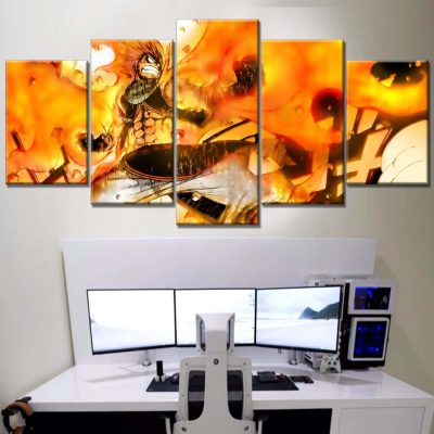 Natsu Dragneel Fairy Tail 8 Leinwandbilder