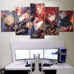 Kaeya Dulic Genshin Impact Leinwandbilder