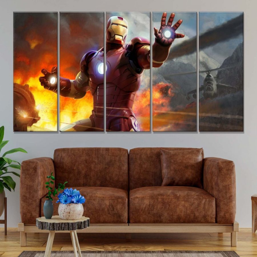 Iron Man Avengers Marvel 19 Leinwandbilder – Bild 2