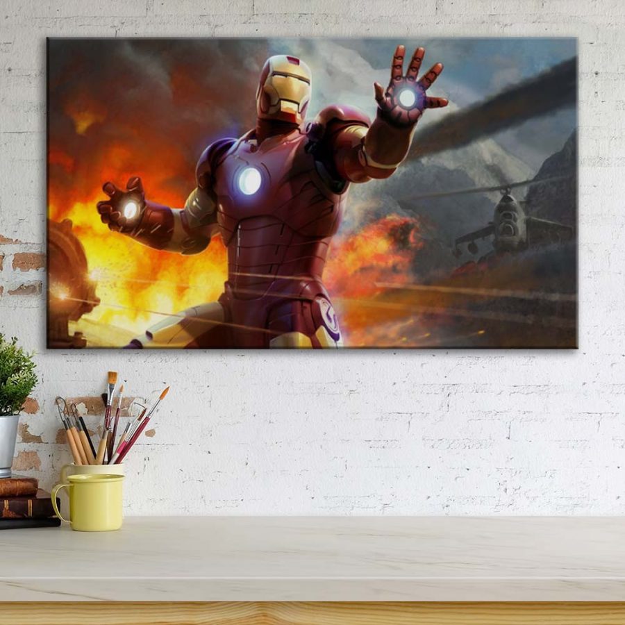 Iron Man Avengers Marvel 19 Leinwandbilder – Bild 3