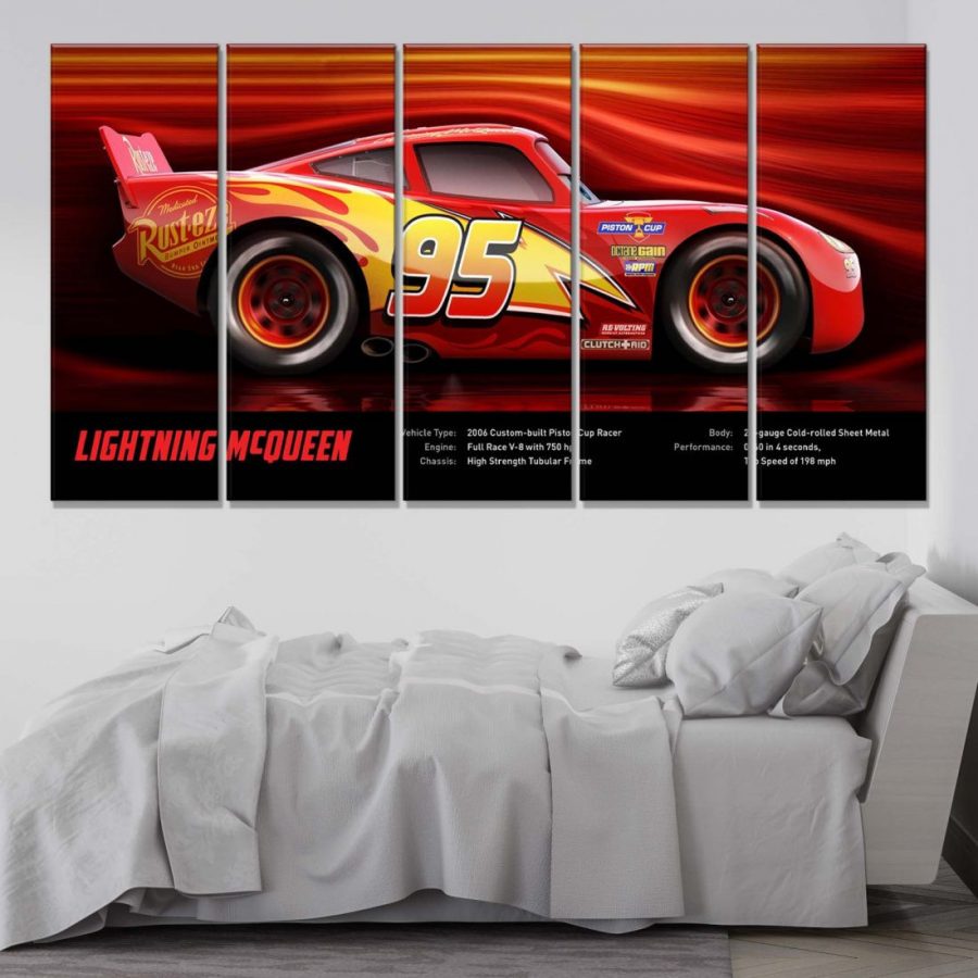 Lightning McQueen Disney Cars 15 Leinwandbilder – Bild 2