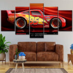 Lightning McQueen Disney Cars 15 Leinwandbilder