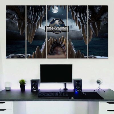 Alternative view of Jurassic Park 18 Leinwandbilder