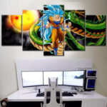 Son Goku Dragon Ball 05 Leinwandbilder