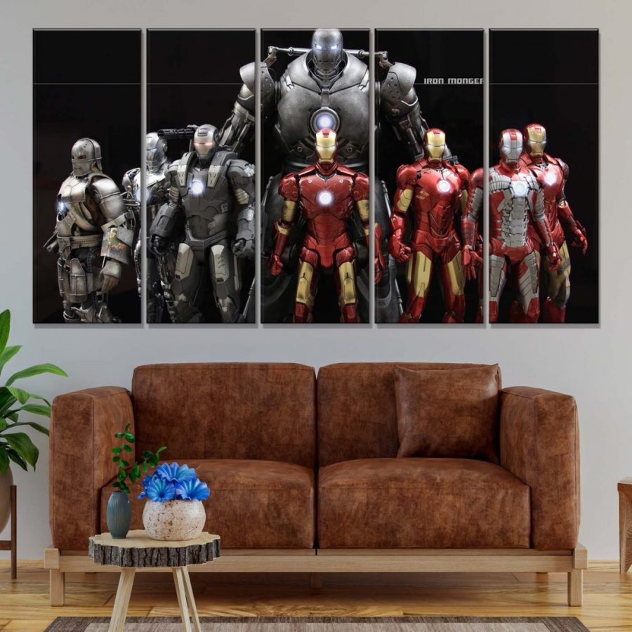 Iron Man Avengers Marvel 9 Leinwandbilder – Bild 2