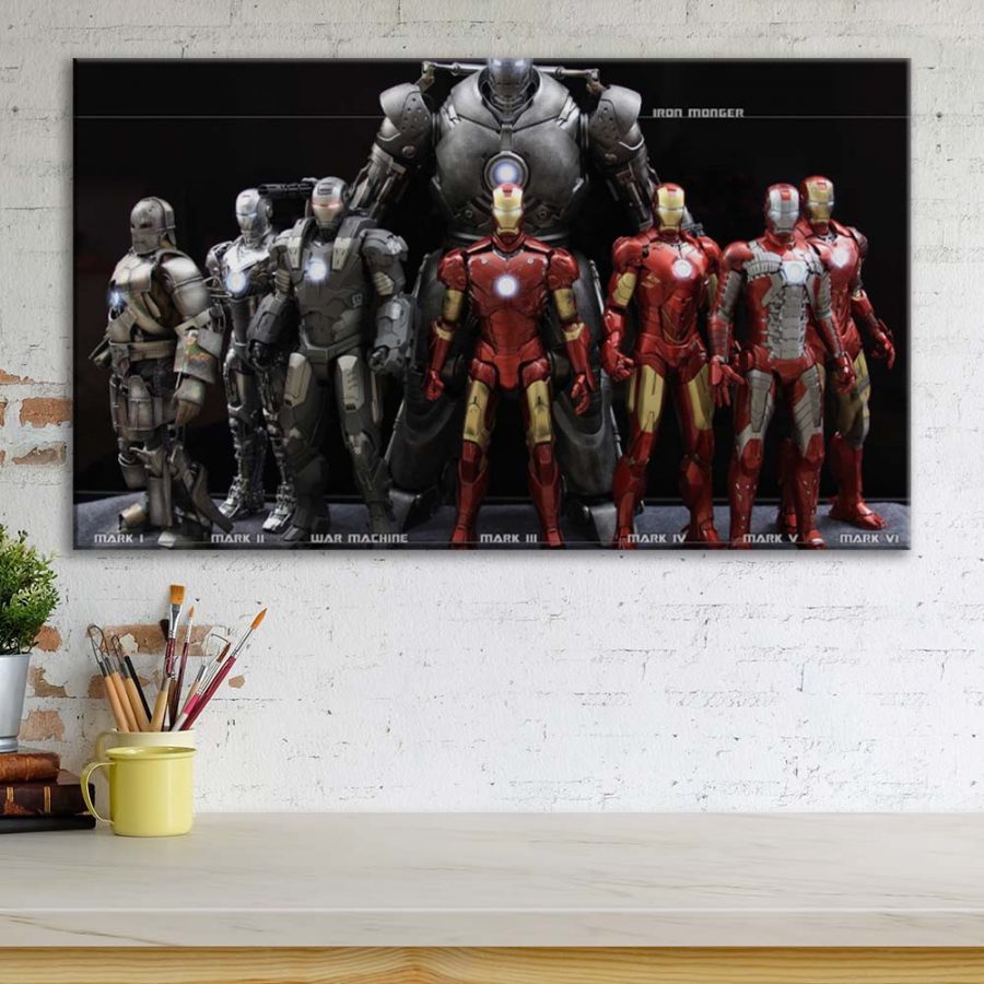 Iron Man Avengers Marvel 9 Leinwandbilder – Bild 3