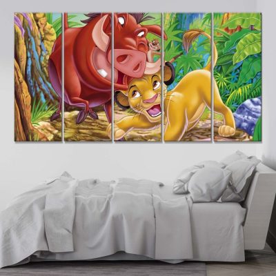 Alternative view of Simba König der Löwen 3 Leinwandbilder