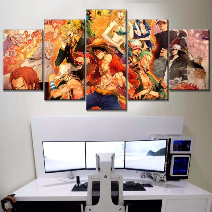 One Piece Alle Charaktere 26 Leinwandbilder